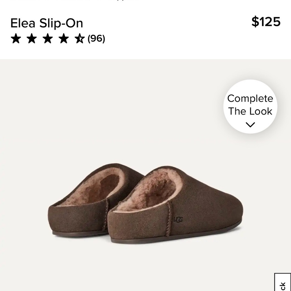 UGG Elea Slip-On Mule in Chocolate